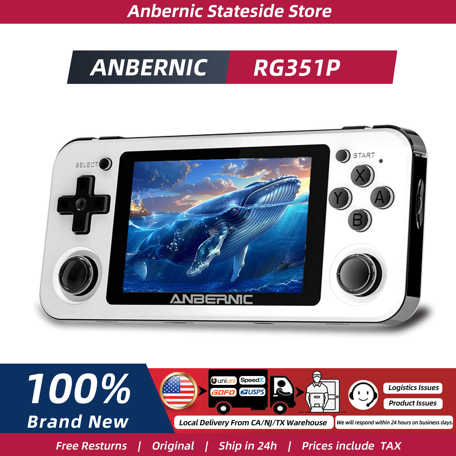 ANBERNIC RG351P Handheld Retro - Retro Gaming Kiosk review and price