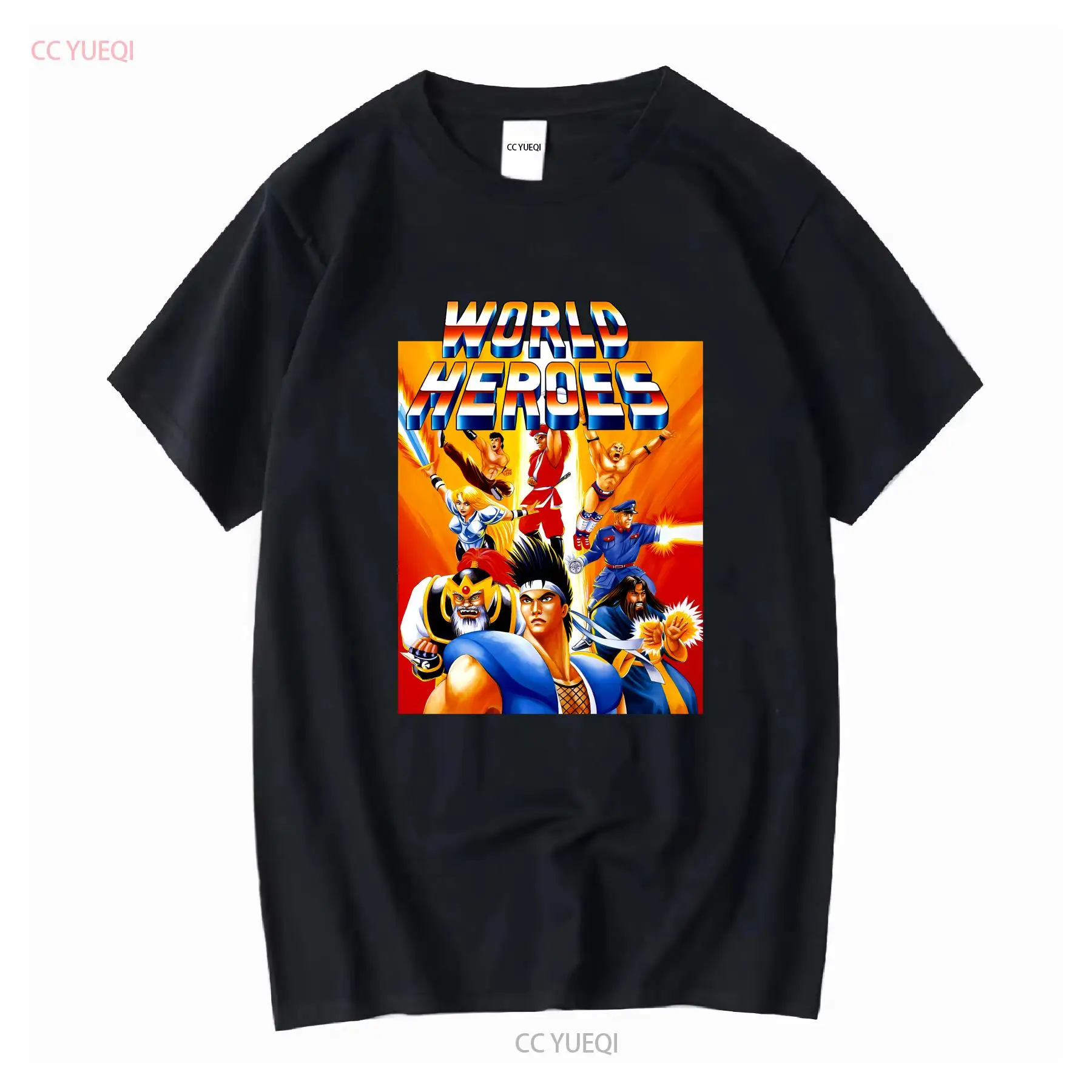 World Heroes Classic NEO GEO V - Retro Gaming T Shirt review and price