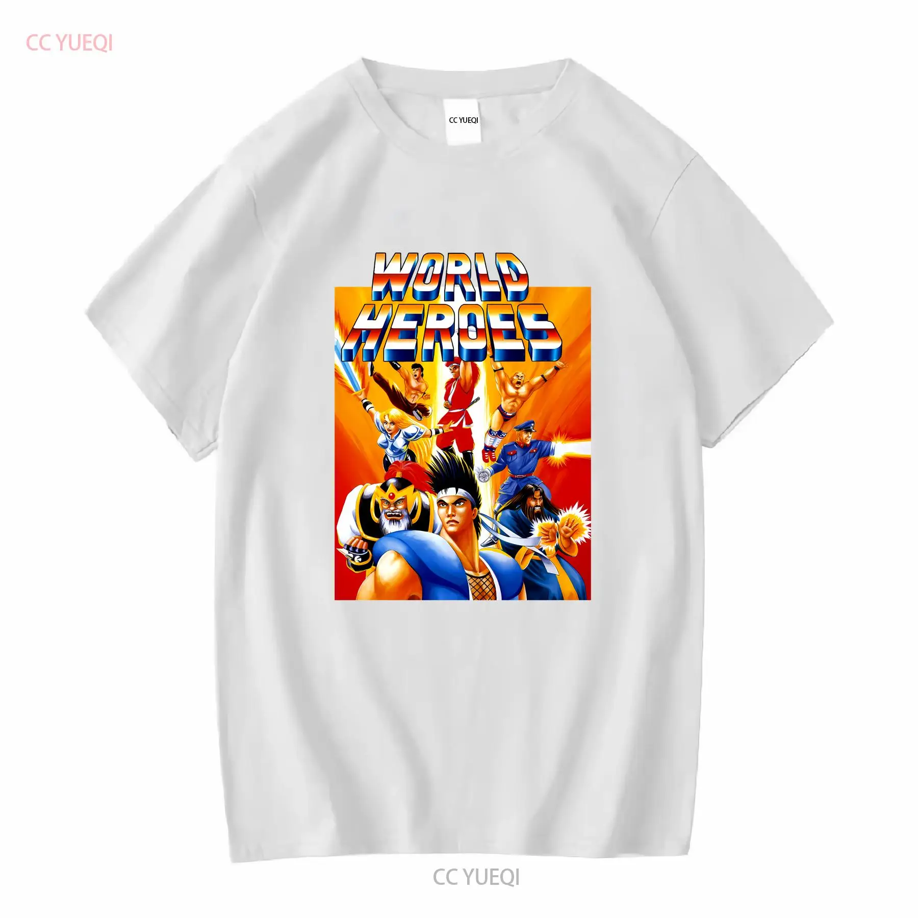 World Heroes Classic NEO GEO V - Retro Gaming T Shirt review and price
