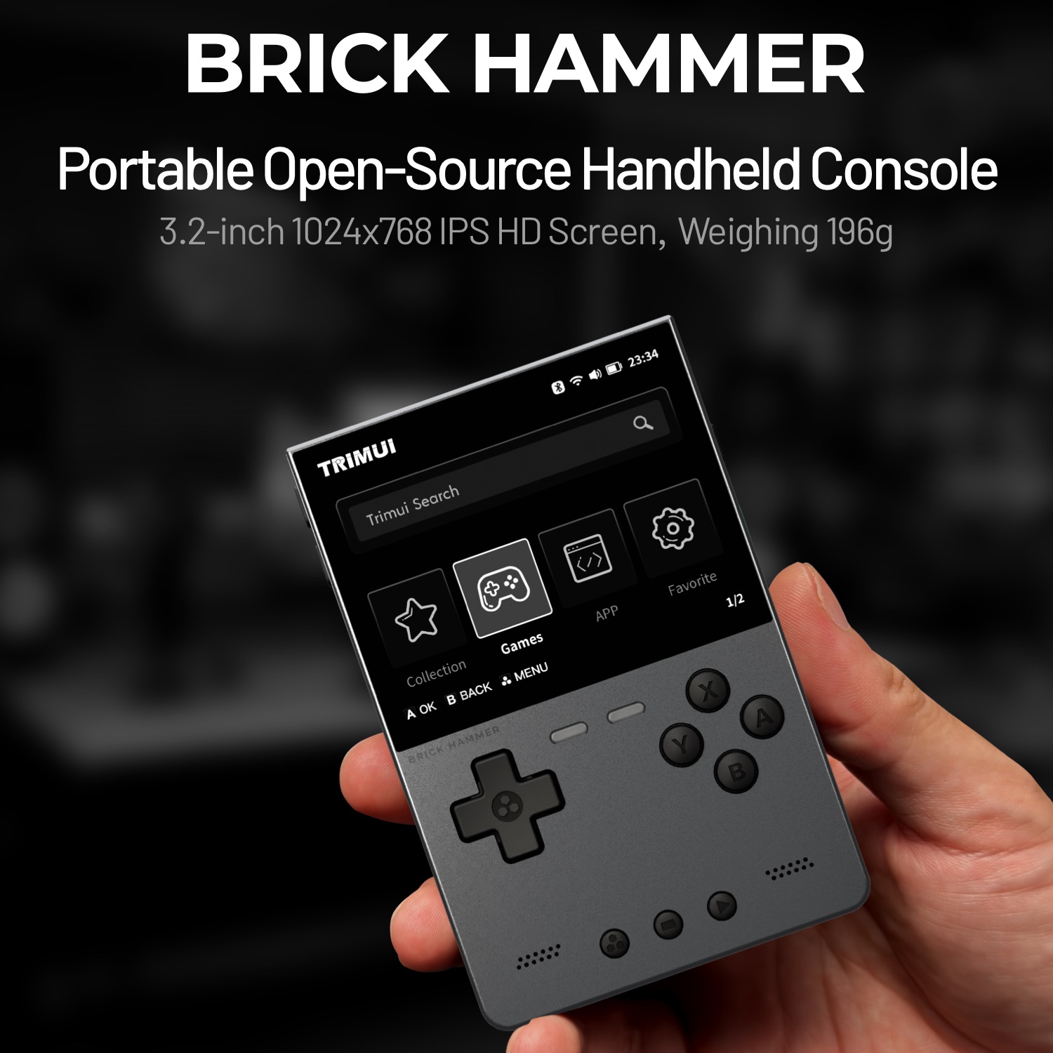 TRIMUI BRICK HAMMER Retro Hand - Retro Gaming Kiosk review and price