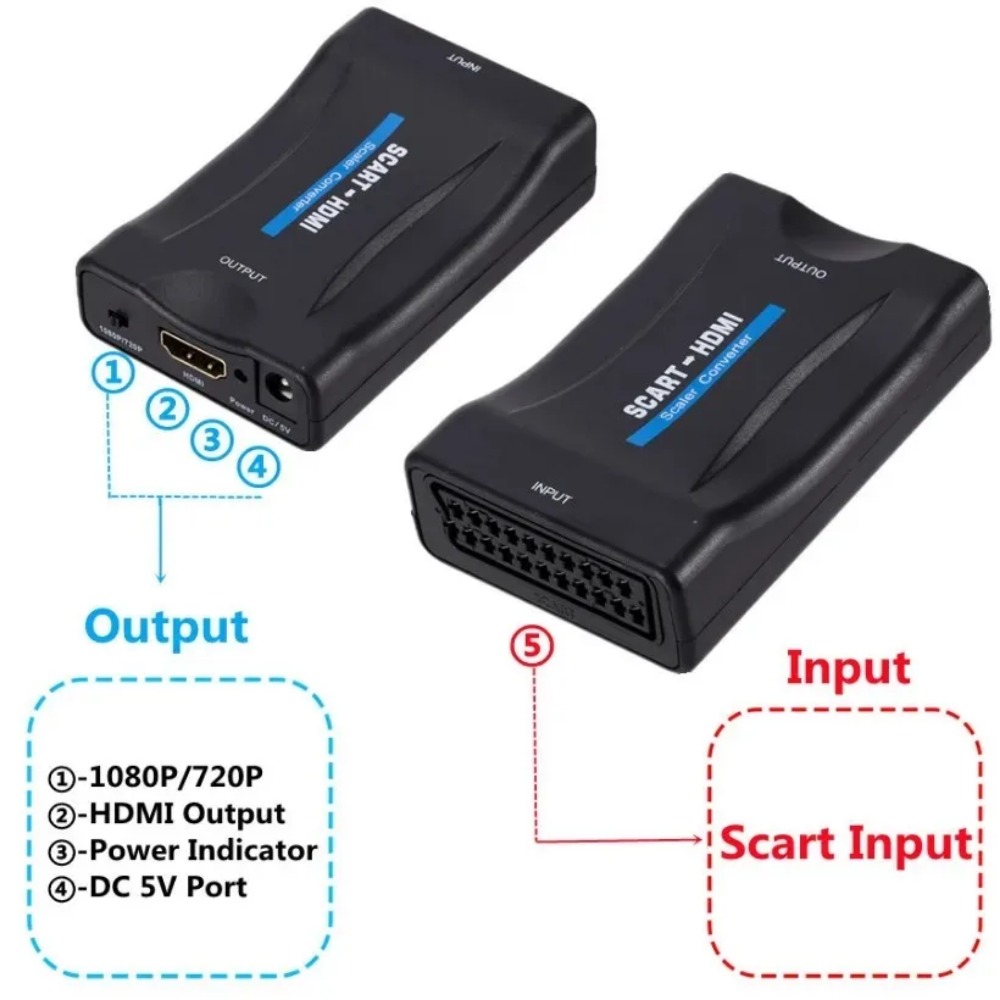 BGGQGG 1080P SCART To HDMI-com - Scart To Hdmi review and price